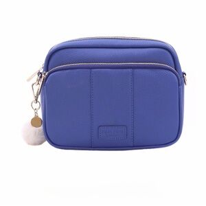 Pom Pom London Original Plus Blue Crossbody Bag